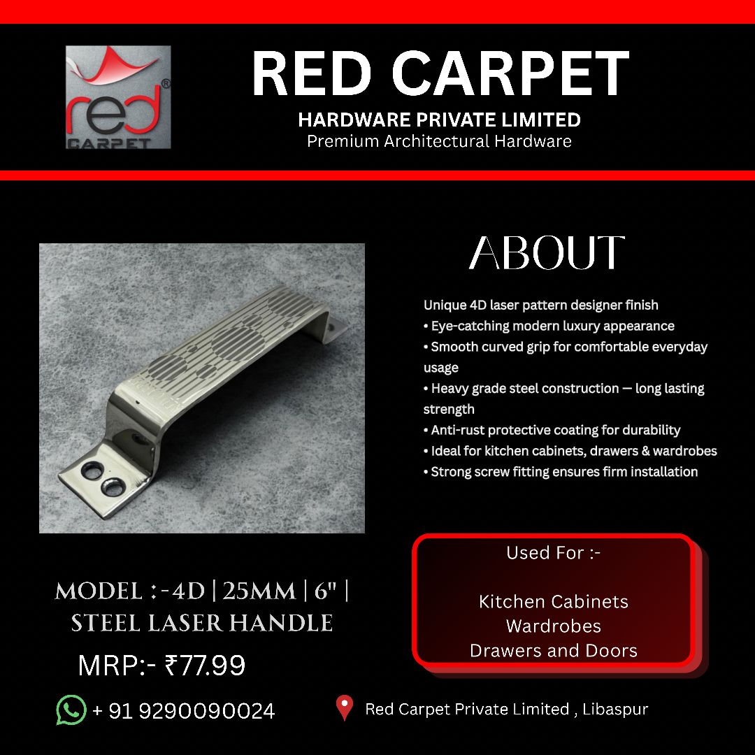 4D | 25MM | 6" | STEEL LASER HANDLE