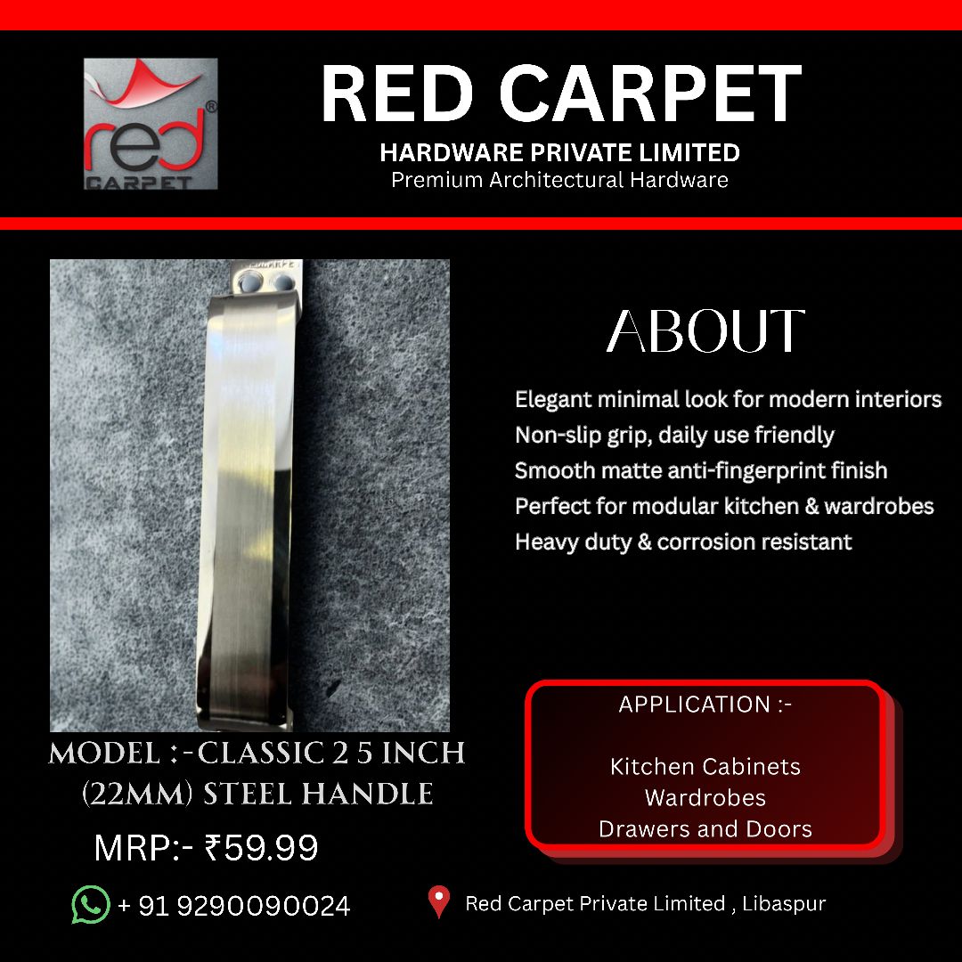 CLASSIC 2 5" (22MM) STEEL HANDLE