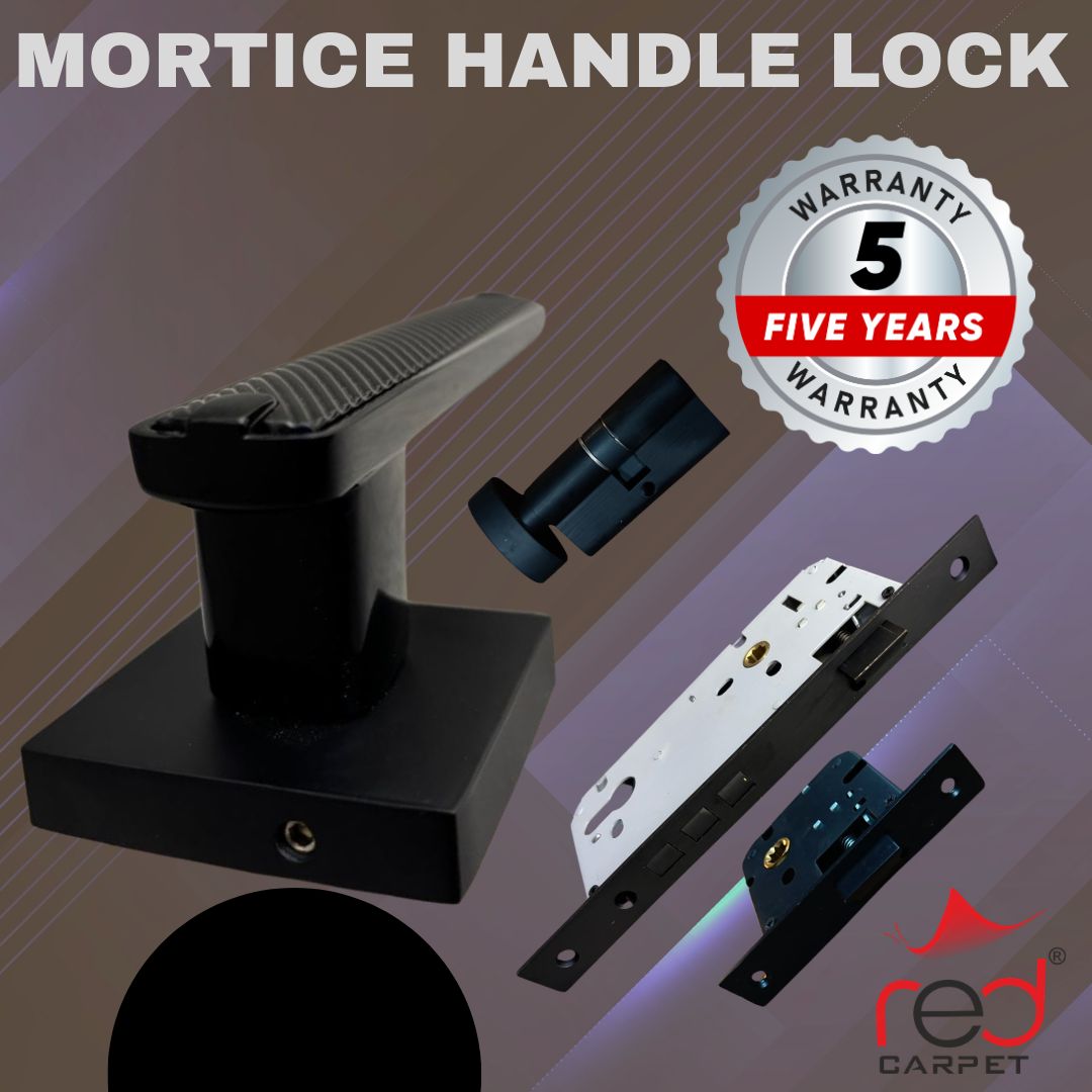P1211 (MATT BLACK FINISH) | ON ROSE HANDLE