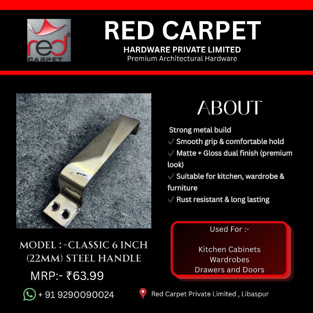 CLASSIC 6" (22MM) STEEL HANDLE