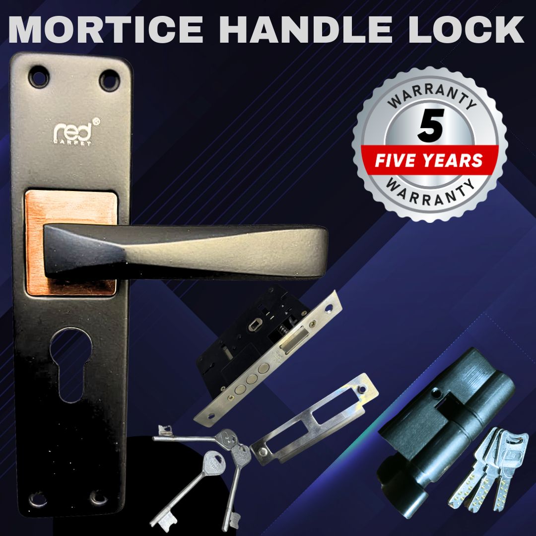 601 Osk  – BLACK DESIGNER MORTICE HANDLE