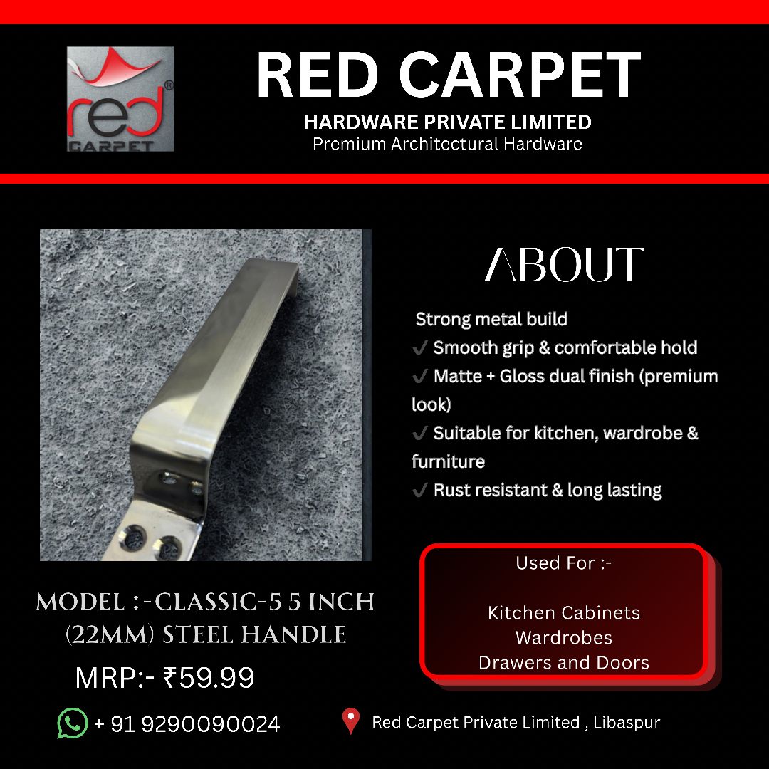 CLASSIC-5 5" (22MM) STEEL HANDLE